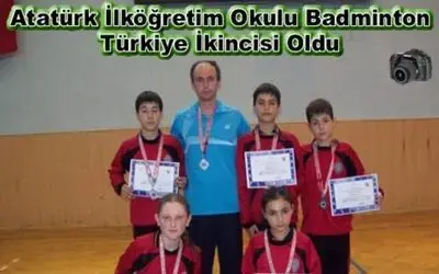 Atatürk İlköğretim Badminton`da Bafra`nın Gururu