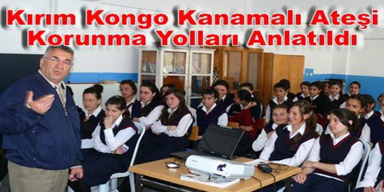 Bafra Kız MeslekLisesi Öğrencilerine Kkka Semineri - Bafra Sağlık Grup Başkanlığı Eğitim Şubesi elemanları tarafından, Bafra Hasan Çakın Kız Meslek Lisesinde,175 öğrenciye,2 seansta Kırım Kongo Kanamalı Ateşi (KKKA) ve Ergenlik dönemiyle ilgili seminer verildi.