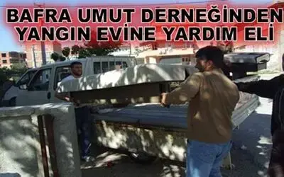 Bafumder`den Yangın Evini Unutmadı