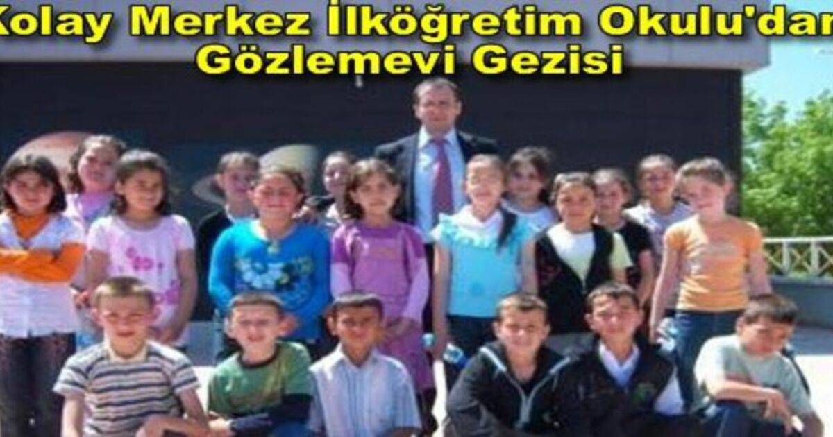 Öğrencilerden Omü Planetaryum Ve Gözlemevi Gezisi