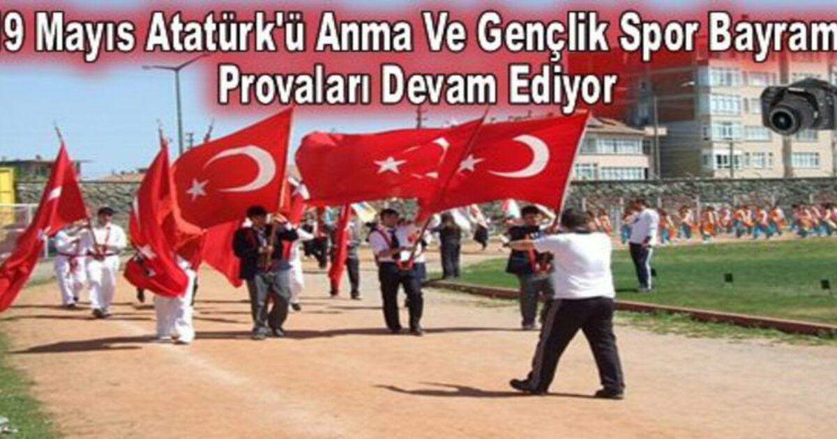 Gençlik Bayramı Provaları Devam Ediyor
