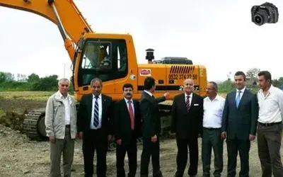 Bafra-alaçam Duble Yol Çalışmaları İncelendi
