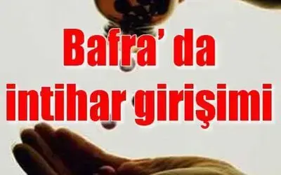 Bafra`da Aşırı Dozda İlaç İçti