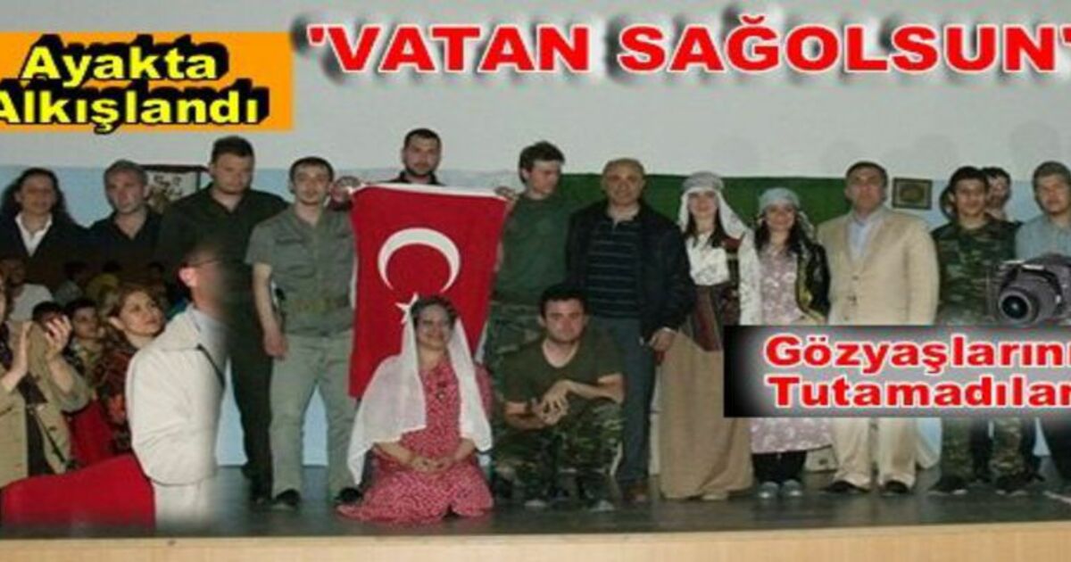 Bafra Kültür Merkezi`nde `vatan Sağolsun` Sahnelendi