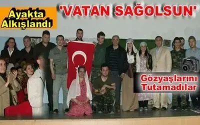 Bafra Kültür Merkezi`nde `vatan Sağolsun` Sahnelendi