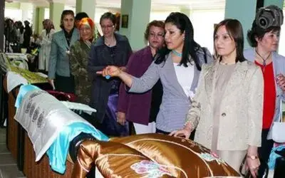 Bafra`da Ev Mefruşatı Sergisi Açıldı