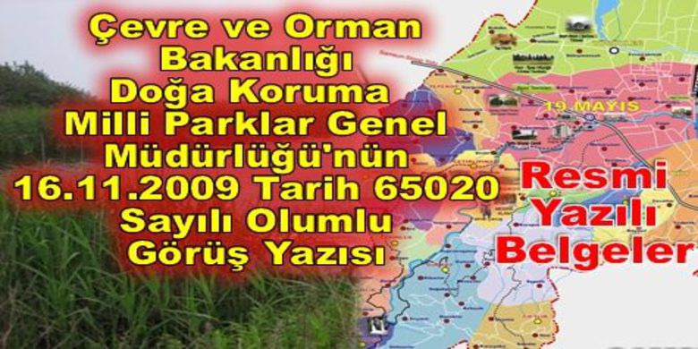 Bakanlık`ta Ki Tutarsızlık - Çevre ve Orman Bakanlığı Doğa Koruma ve Milli Parklar Genel Müdürlüğünün 16.11.2009 tarih 65020 sayılı Akaryakıt Dolum Ve Depolama Tesisi konulu yazılarında;