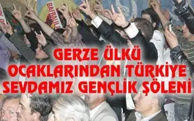 Gerze Ülkü Ocakları`ndan Gençlik Şöleni
