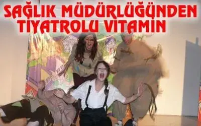 Vitamin Amca Mikroplara Karşı Sahnelendi