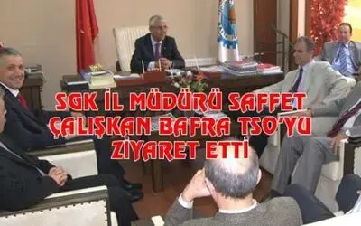 Samsun Sgk Müdüründen Bafra Tso`ya Ziyaret