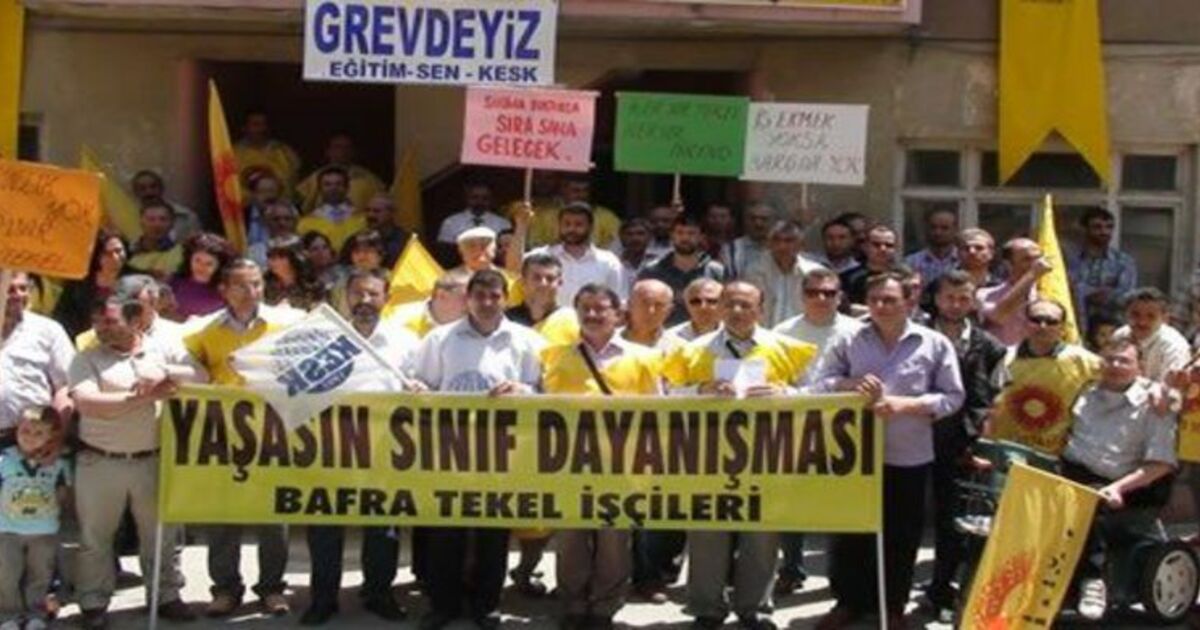 İşçi Memur El Ele Grevde