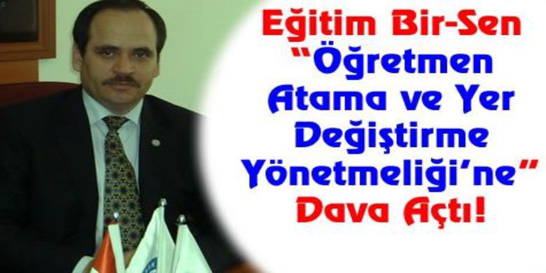 Eğitim Bir-sen`den Basın Açıklaması - Eğitim `Bir-Sen Bafra ilçe Başkanı Ali AK öğretmen atama ve yer değiştirme yönetmeliğine açılan dava hakkında basın açıklaması yaptı.