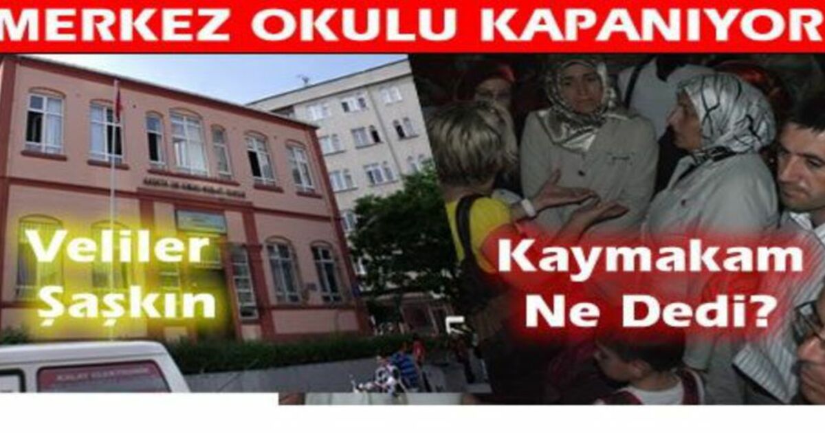 Bafra Merkez Okulu Kapanıyor