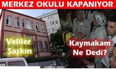 Bafra Merkez Okulu Kapanıyor