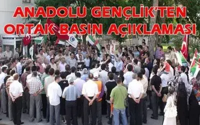 Bafra`da İsrail`e Büyük Tepki