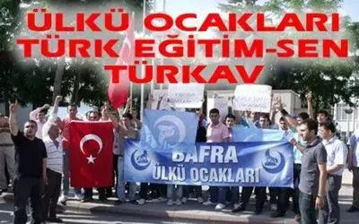 Bafra`da İsrail`e Protestolar Devam Ediyor