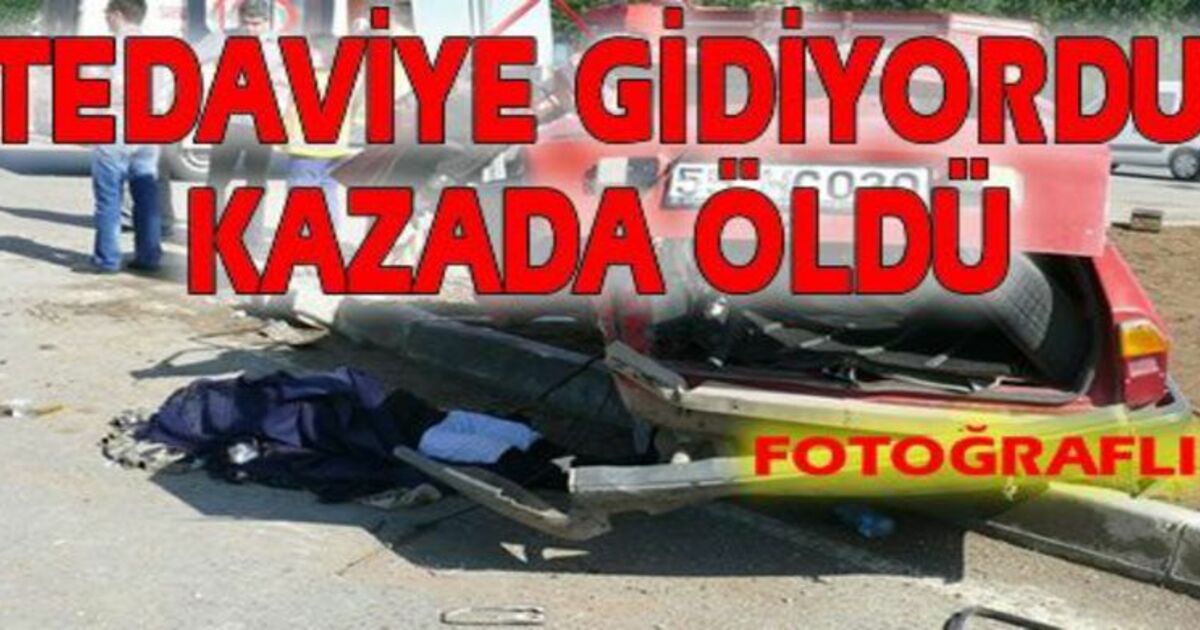 Bafra`da Trafik Kazası 1 Ölü 6 Yaralı