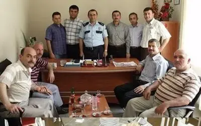 Muhtarlardan Komiser Naci Demiral`a Ziyaret