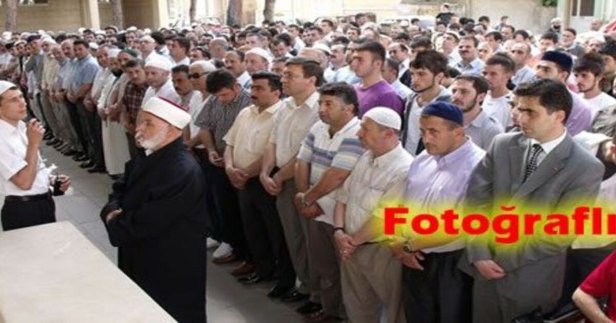 Bafra`da Gıyabi Cenaze Namazı Kılındı