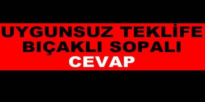 Bafra`da Bıçaklı Kavga