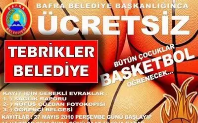 Belediyeden Bedava Basketbol Kursu