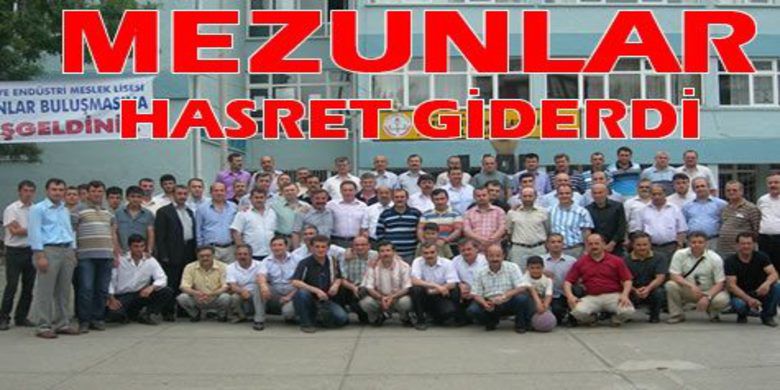 Endüstri Meslek Lisesi`nde Büyük Buluşma - Bafra Teknik ve  Endüstri Meslek Lisesi Mezunları okul bahçesinde bir araya geldi