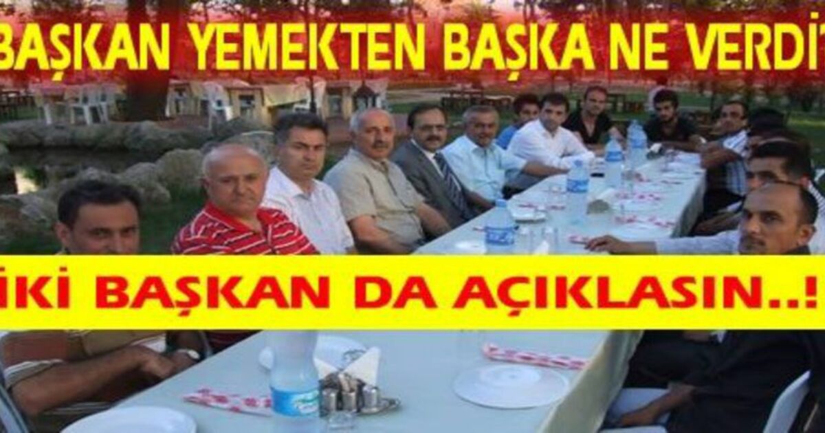 Başkan Şahin`den Hacınabispor`a Yemek