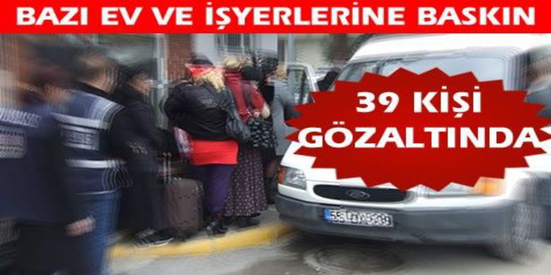 Samsun Ve Bafra`da Fuhuş Operasyonu - Samsun`da fuhşu önlemek amacıyla düzenlenen operasyonlarda aralarında polis memurlarının da bulunduğu 39 kişi gözaltına alındı.