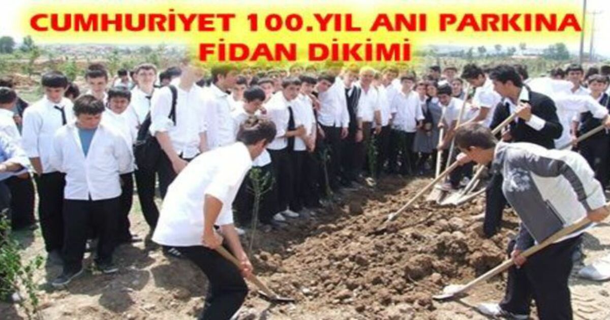 Bafra Lisesi`nden Fidan Dikimi