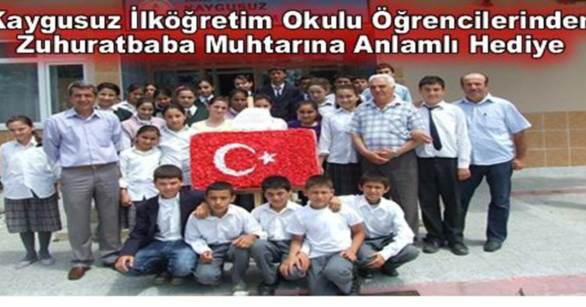 Öğrencilerden Anlamlı Hediye