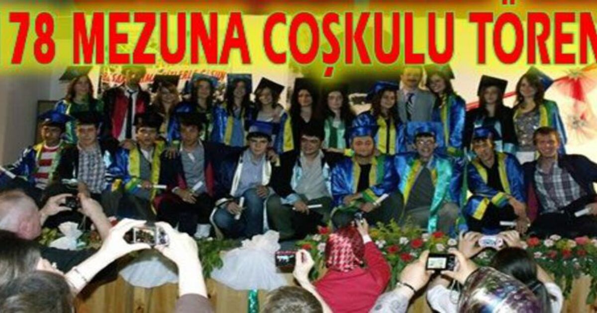 Anadolu Lisesi 15. Dönem Mezunlarını Uğurladı