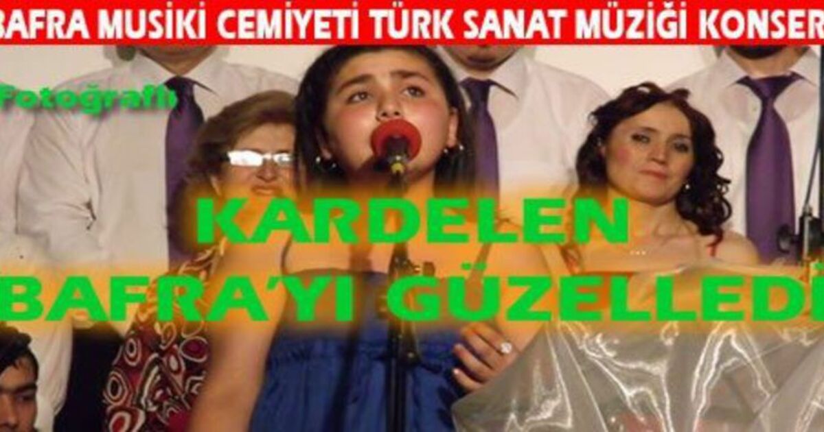 Bafra`da Sanat Dolu Bir Gece