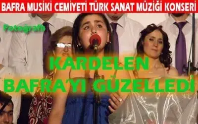 Bafra`da Sanat Dolu Bir Gece