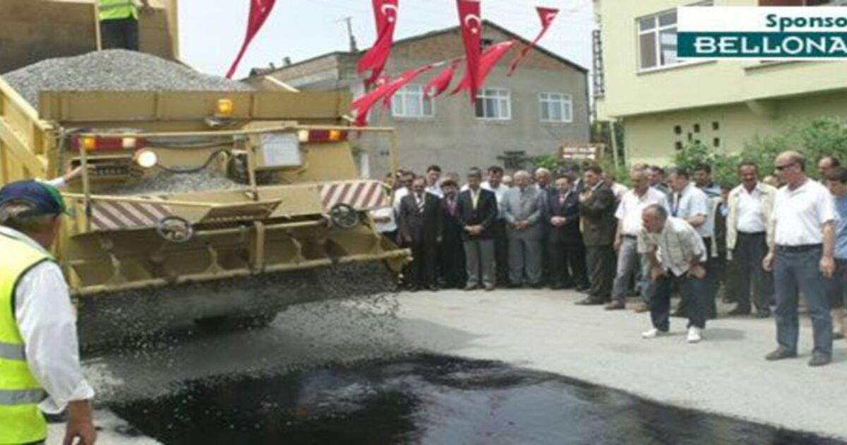 Bafra`da Asfalt Sezonu Açıldı