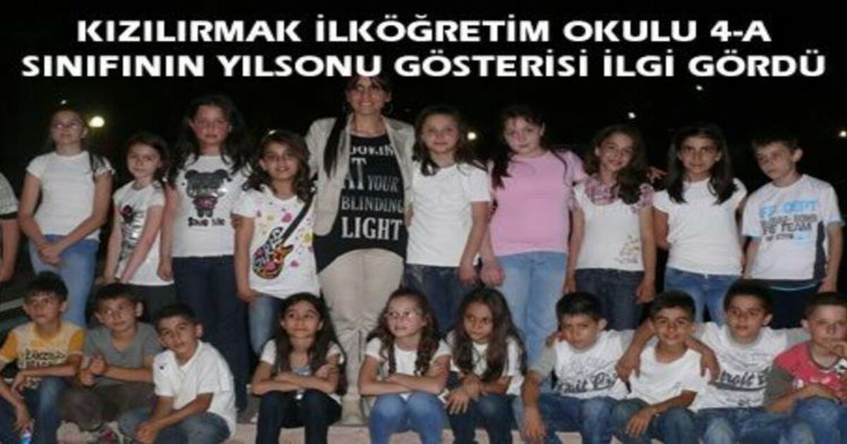 Kızılırmak İlköğretim Okulu Yıl Sonu Etkinliği