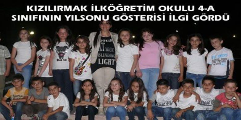 Kızılırmak İlköğretim Okulu Yıl Sonu Etkinliği - Kızılırmak İlköğretim Okulu 4-A Sınıfının yılsonu müzik gösterisi ilgi gördü.
