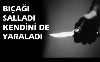 Bafra`da Bıçaklı Kavga 2 Yaralı