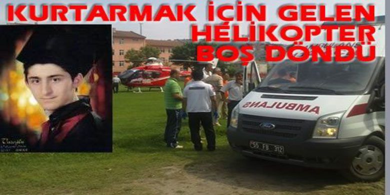 Eşref Düzgün Dalgalara Yenik Düştü - Alaçam Anadolu Lisesi son sınıf öğrencisi olan Eşref Düzgün serinlemek için girdiği denizden bir daha geri çıkamadı.