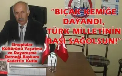 Sinoplular Derneği`nden Basın Açıklaması