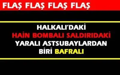 Yaralı Astsubay Mehmet Boşnak Bafralı
