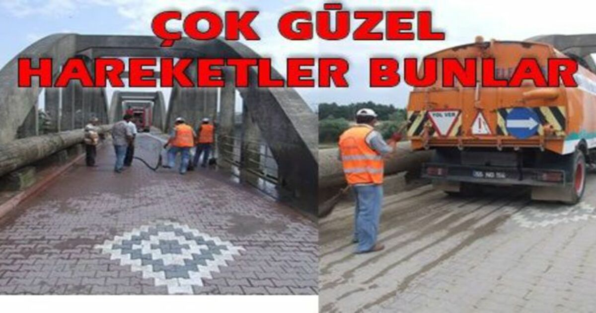 Belediye Çetinkaya Köprüsü`nü Temizledi