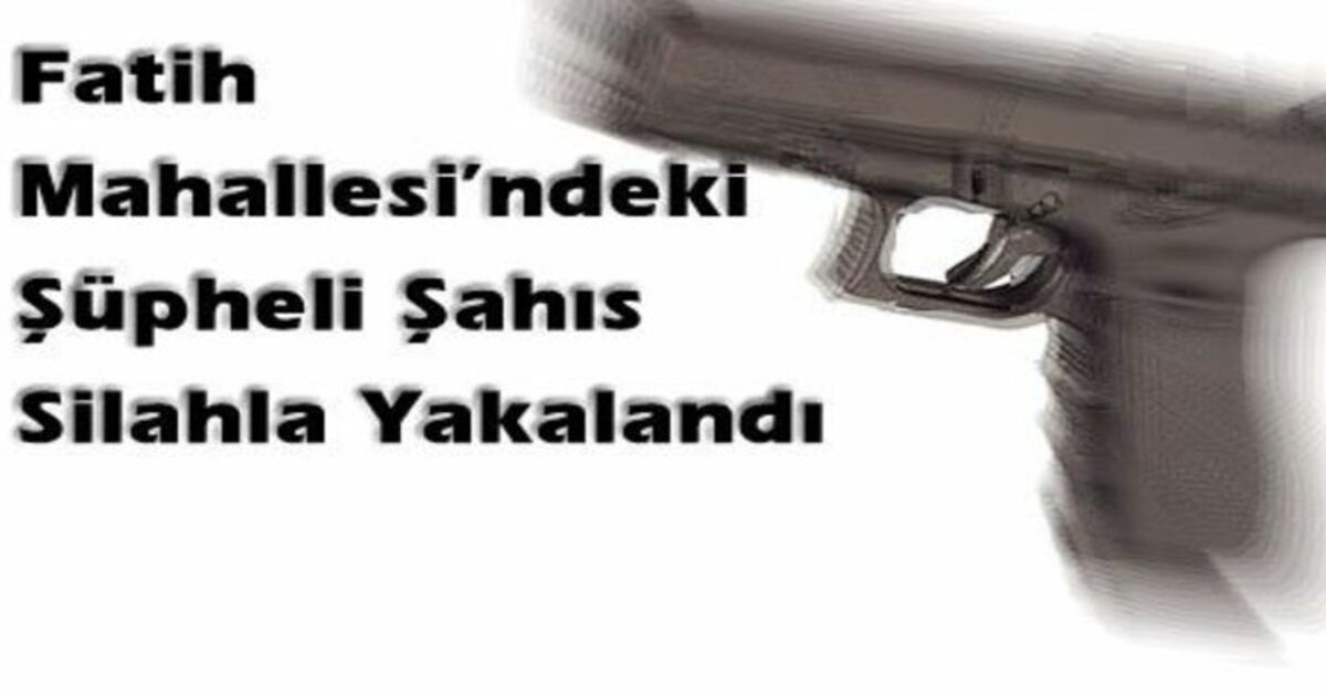 Bafra`da Ruhsatsız Tabanca Ele Geçirildi