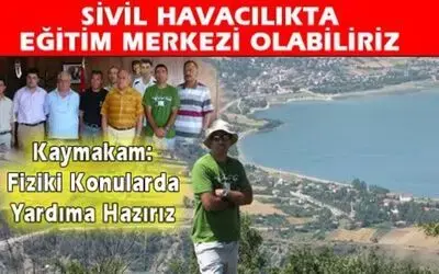 Bafra`da Havacılık Sporu