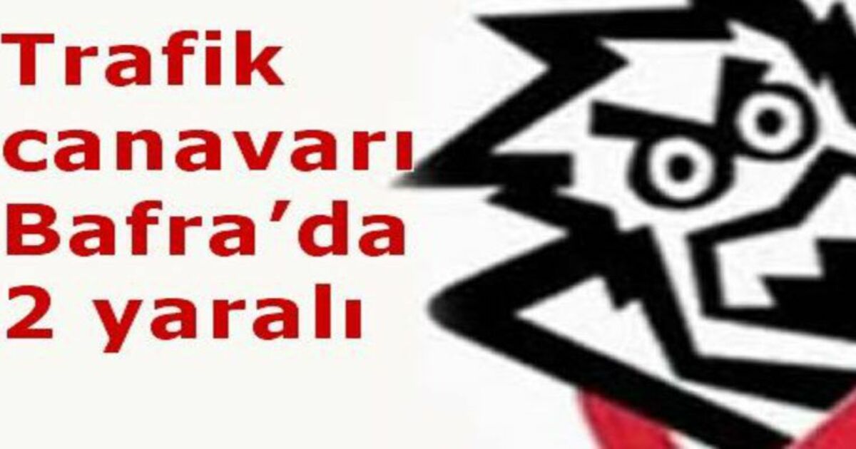 Bafra` Da Trafik Kazası: 2 Yaralı