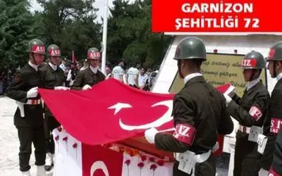Şehidimiz Garnizon Şehitliğine Defnedildi