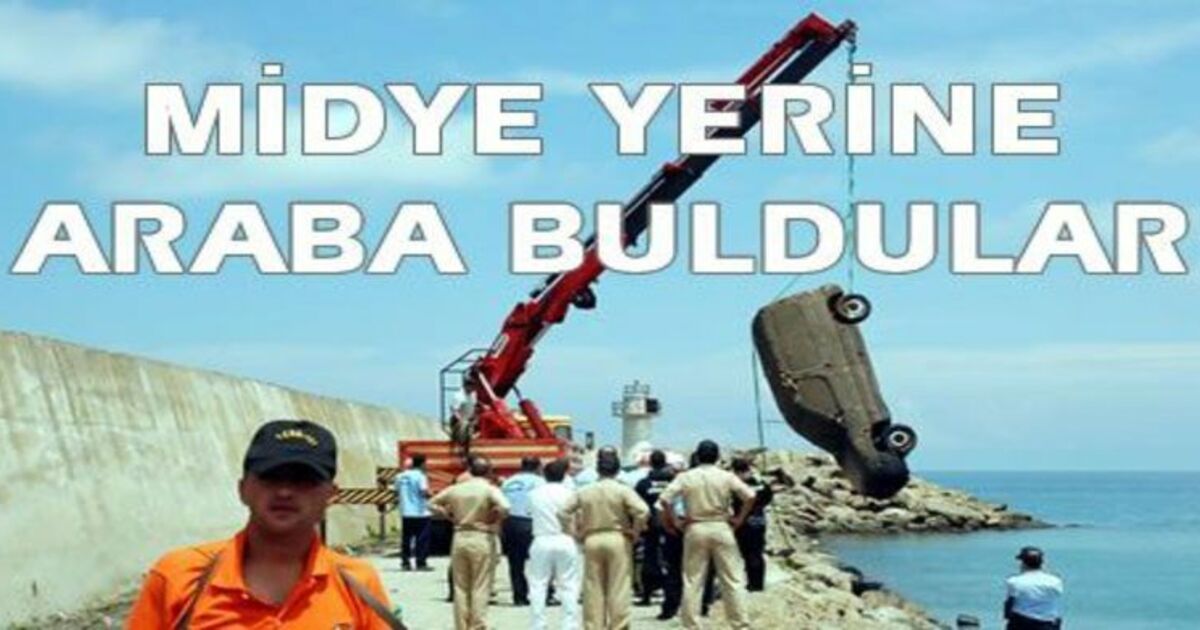 Yakakent`te Denizden Panelvan Çıktı