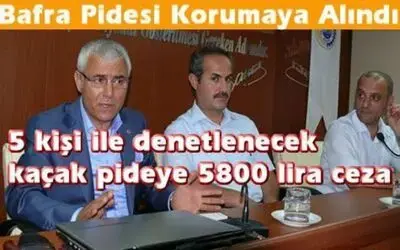 Bafra Pidesi Tso`da Masaya Yatırıldı