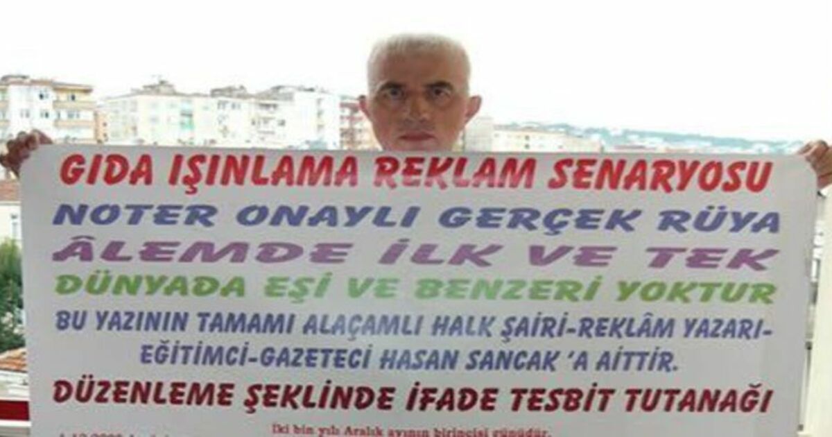 Şair Hasan Sancak Dünyada İlkler Kitabına Girmek İstiyor