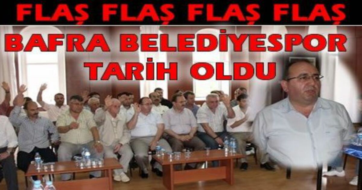 Bafra Belediyespor Olağanüstü Kongresi