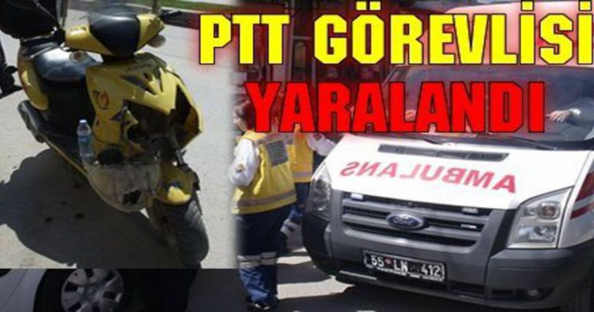 Bafra`da Trafik Kazası 1 Yaralı
